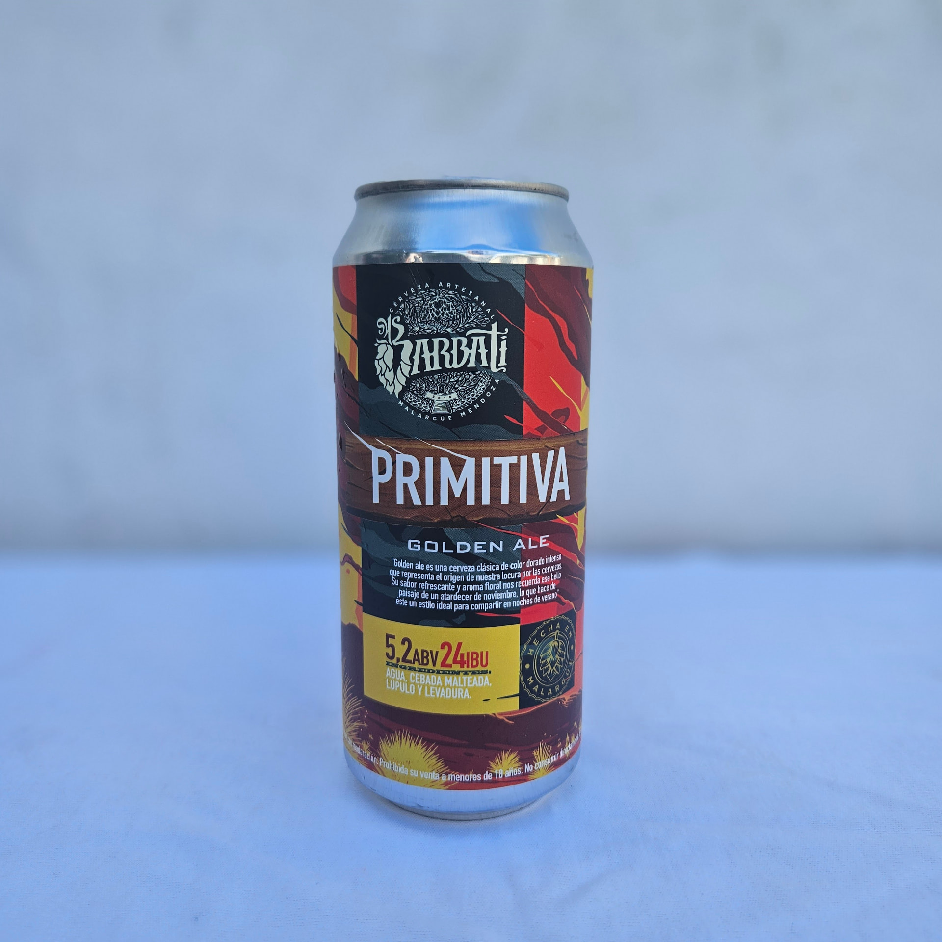 Lata de Barbati Primitiva Golden Ale