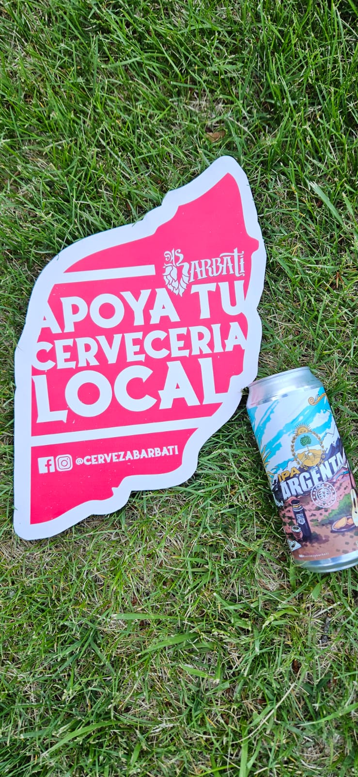 Sticker de Barbati: apoyá tu cervecería local